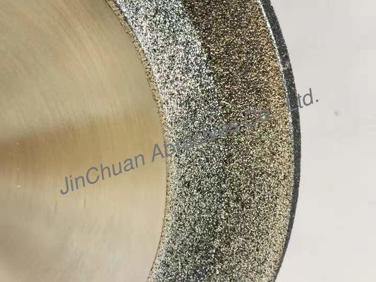 Electroplated CBN Diamond Wheel Cbn Abrasive Wheels 20mm Thickness ISO Certification