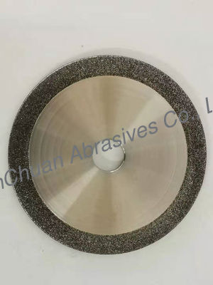 6mm Thickness Double Layer CBN Diamond Wheel Round Shape 125MM * 6MM * 20MM