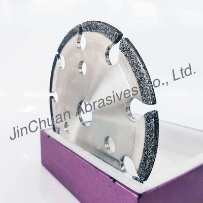 High Working Efficiency CBN Diamond Wheel Electroplated Bond ISO Certification