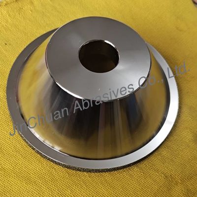 Electroplated 11C9 40 Grit Diamond Cup Wheel For Drill Bit