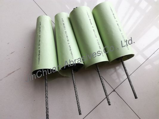 SIC 80*200*350 Flexible Honing Brush In Silicon Carbide Abrasive Brush