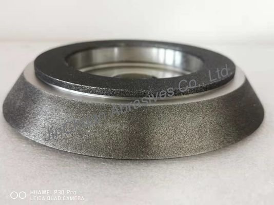 Gray Electroplated CBN Grinding Wheels With Steel Body Coupled