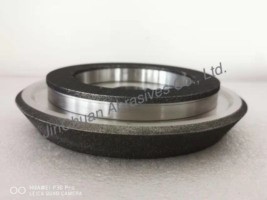 Gray Electroplated CBN Grinding Wheels With Steel Body Coupled
