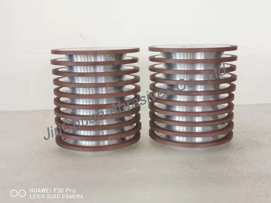 100mm 3A1 Flat Arc Diamond Grinding Wheel Resin Bonded For Circular Saw Blade