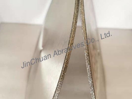 D35/40 Grits Electroplated Diamond Grinding Wheels Cutting Disc 350*4*25.4*4mm